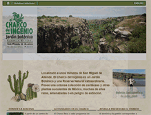 Tablet Screenshot of elcharco.org.mx